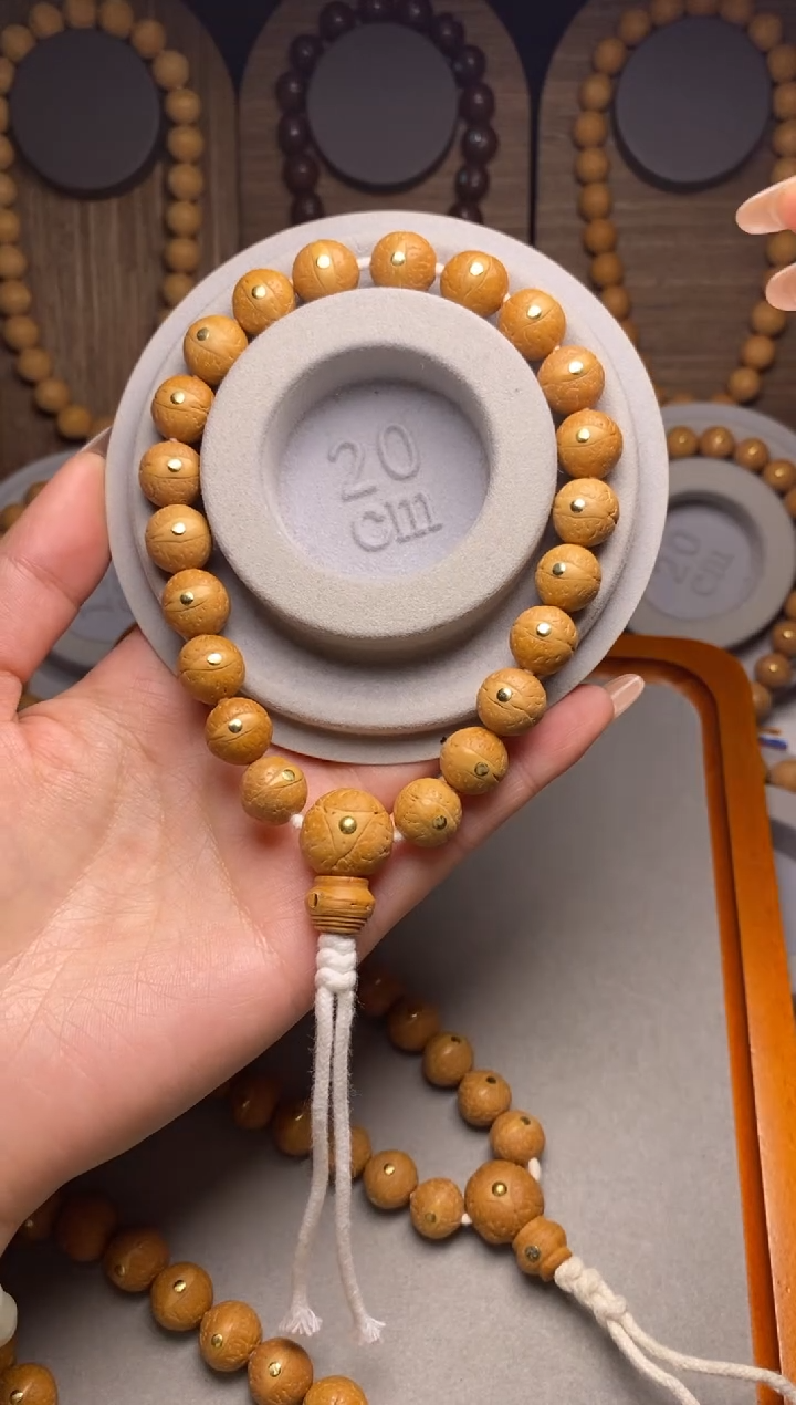 吊坠凤眼菩提12加铜钉