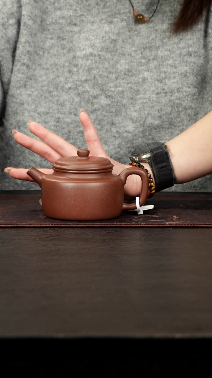 茶壶紫砂底槽青德钟280cc