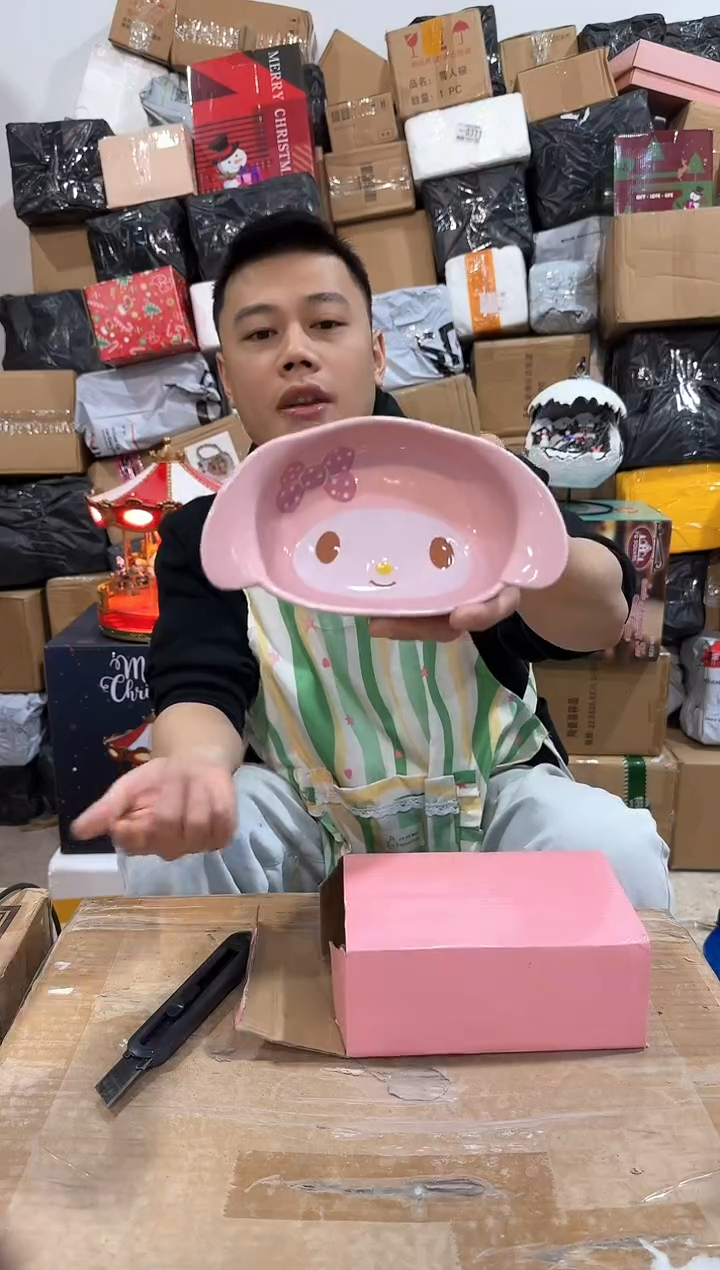 瓷片原盒美乐蒂深碗