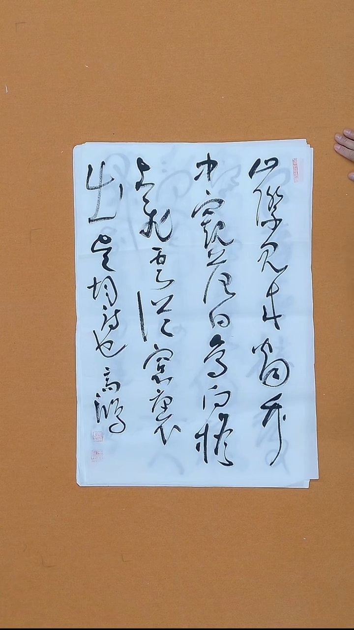 书法高鸿 王高生 福建 书画双修 45*68 