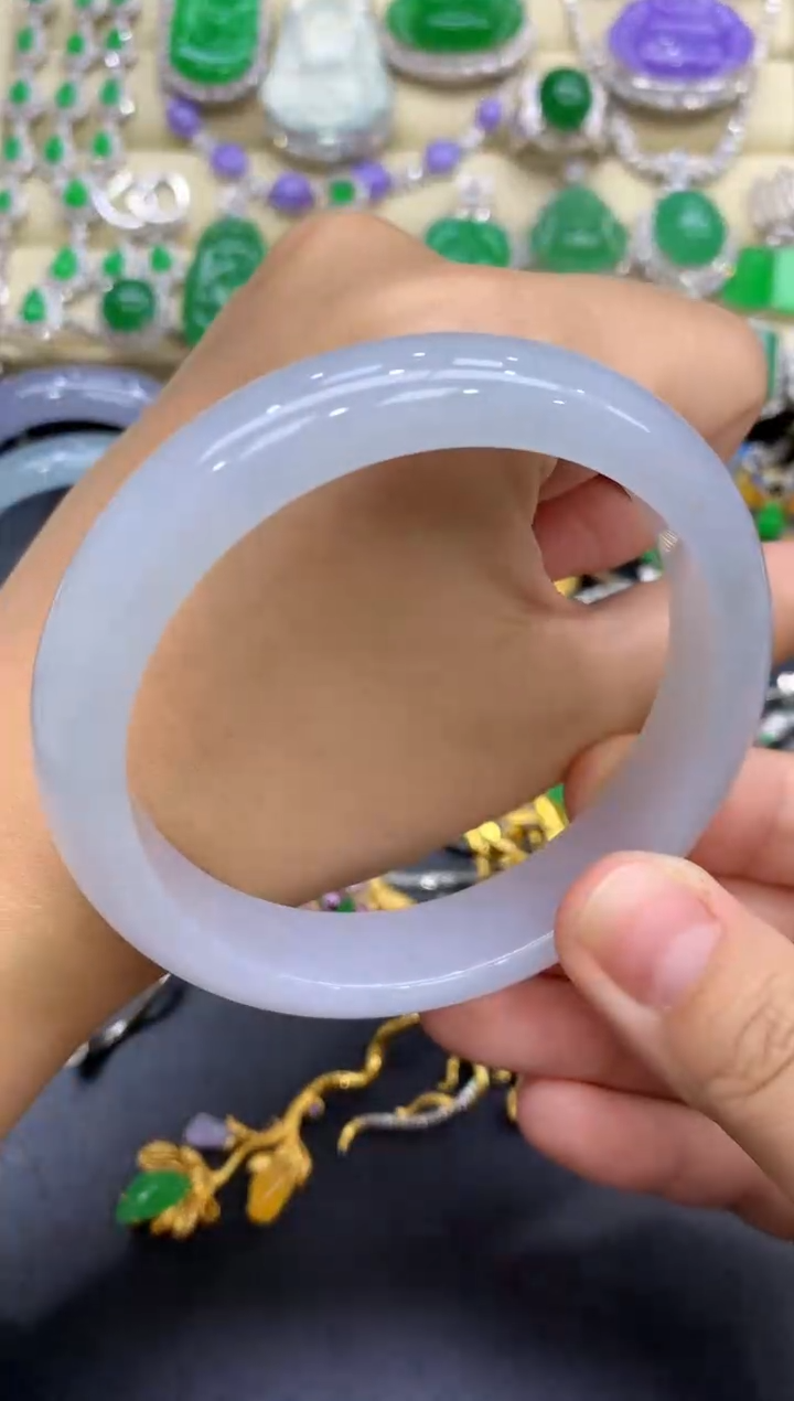 未镶嵌手镯翡翠378-中国好珍宝