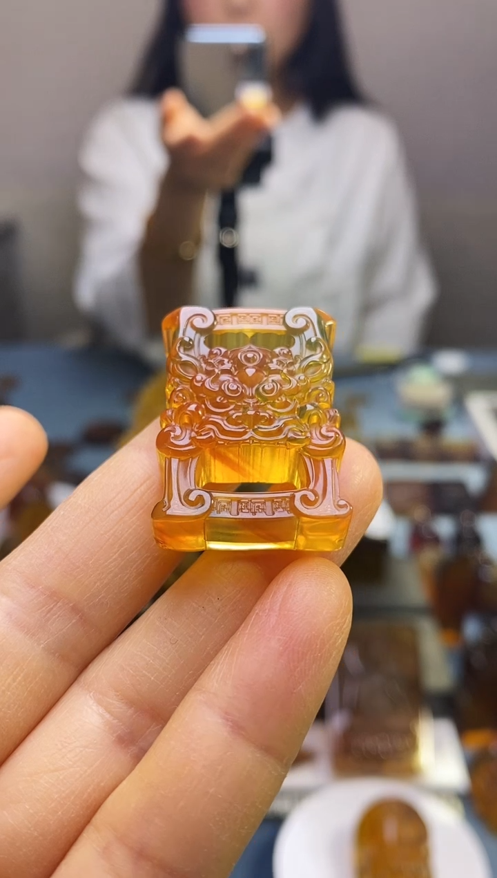 【闪购商品】琥珀颈饰未镶嵌SN8-25（经书扣）