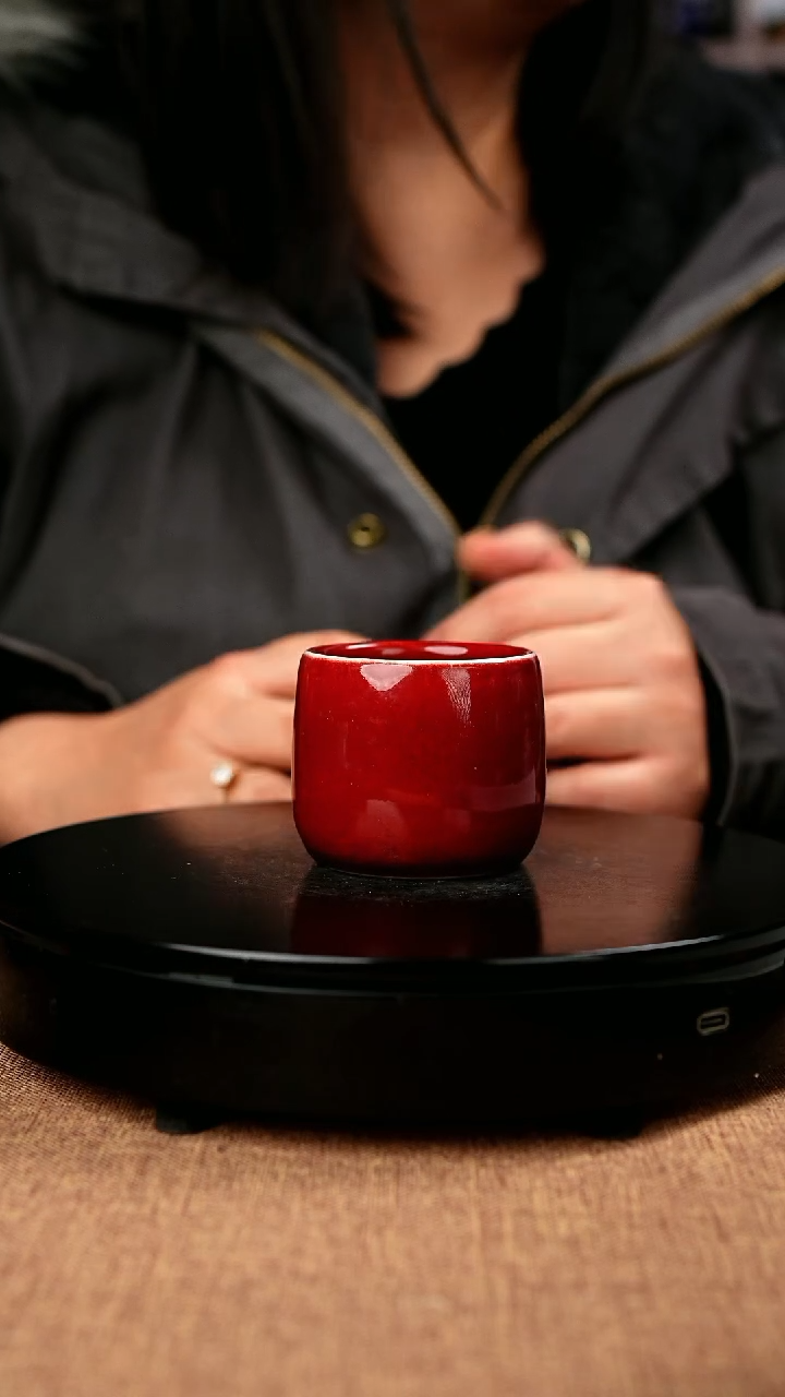 【闪购商品】927#一级品原矿钧瓷炉钧釉扳指杯