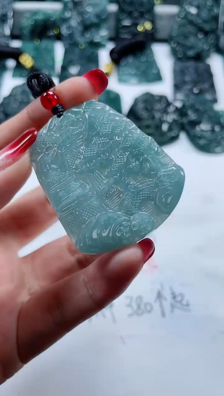 【闪购商品】翡翠颈饰未镶嵌多样性发货一件发货-大山水