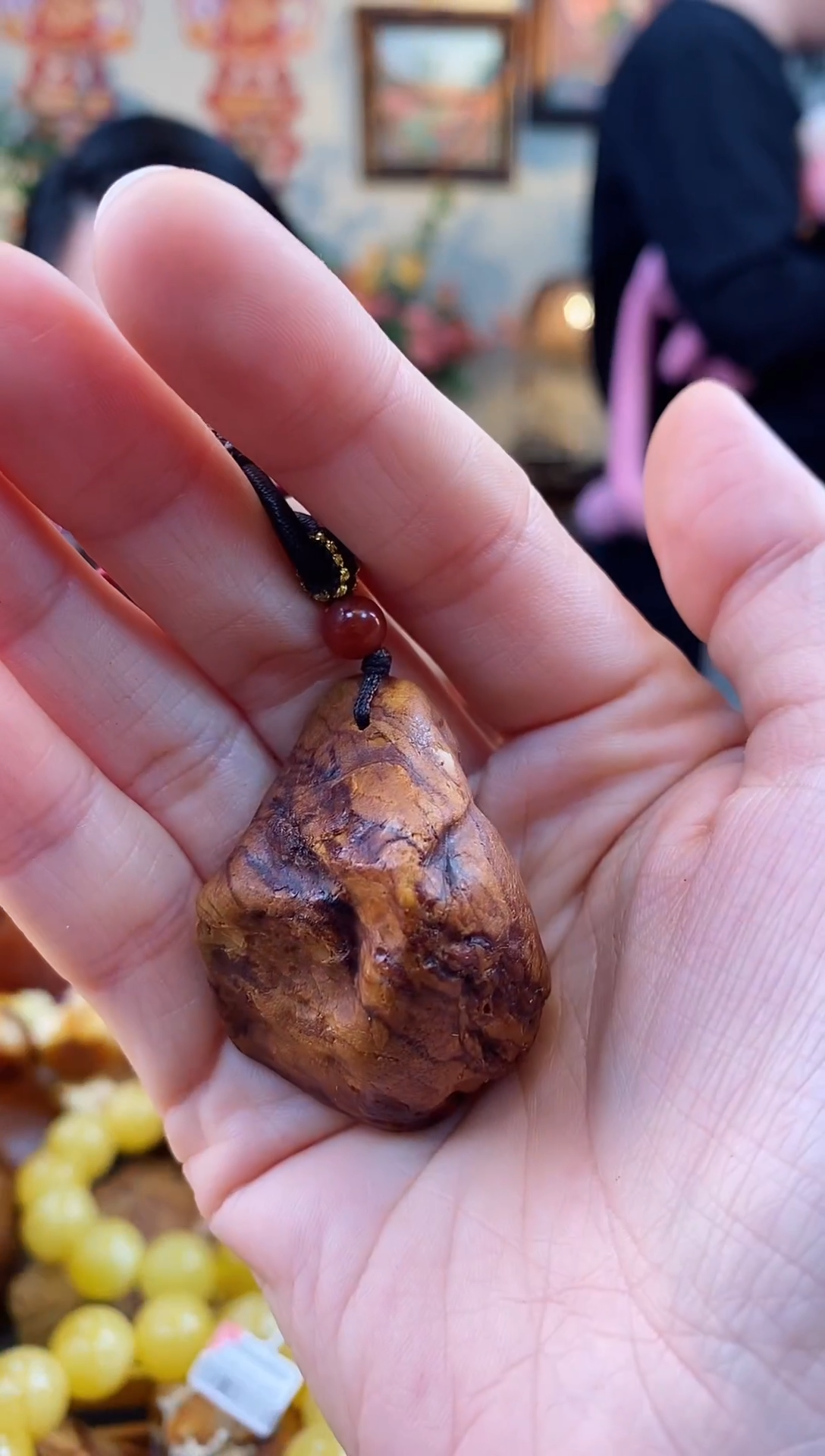 【闪购商品】琥珀颈饰未镶嵌吊坠