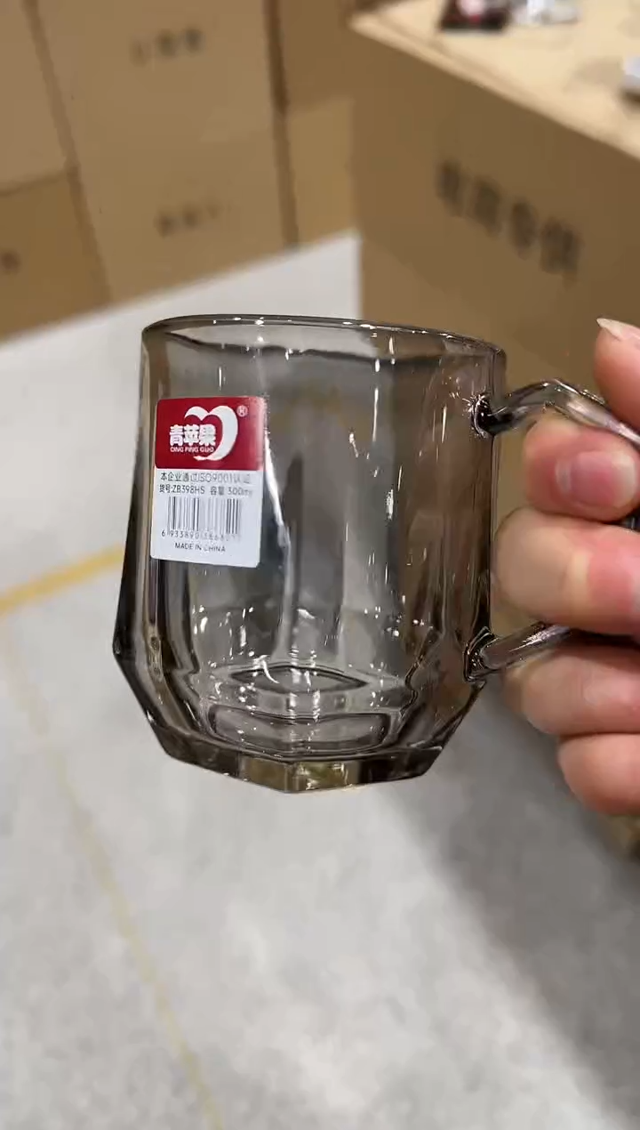 【闪购商品】玻璃无盖款青苹果闪购价6只