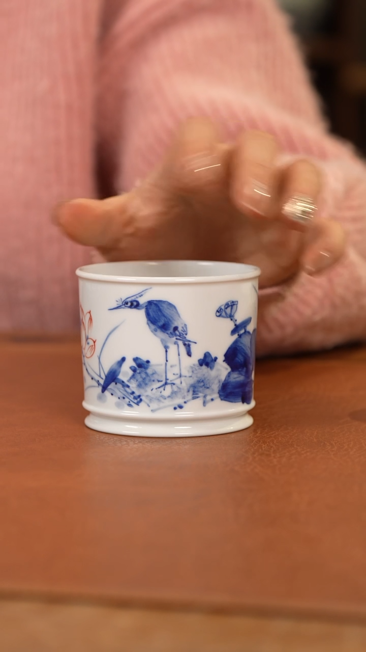 【闪购商品】杯融博花鸟容天杯