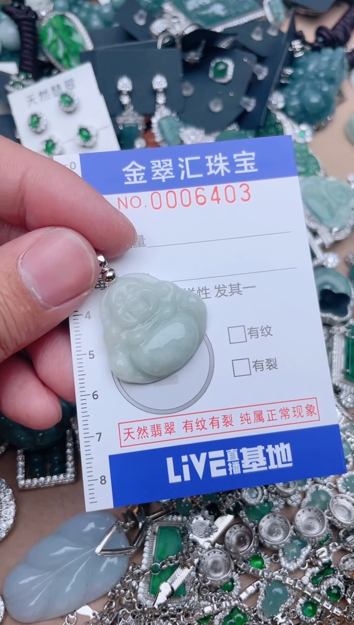【闪购商品】翡翠颈饰未镶嵌6433....