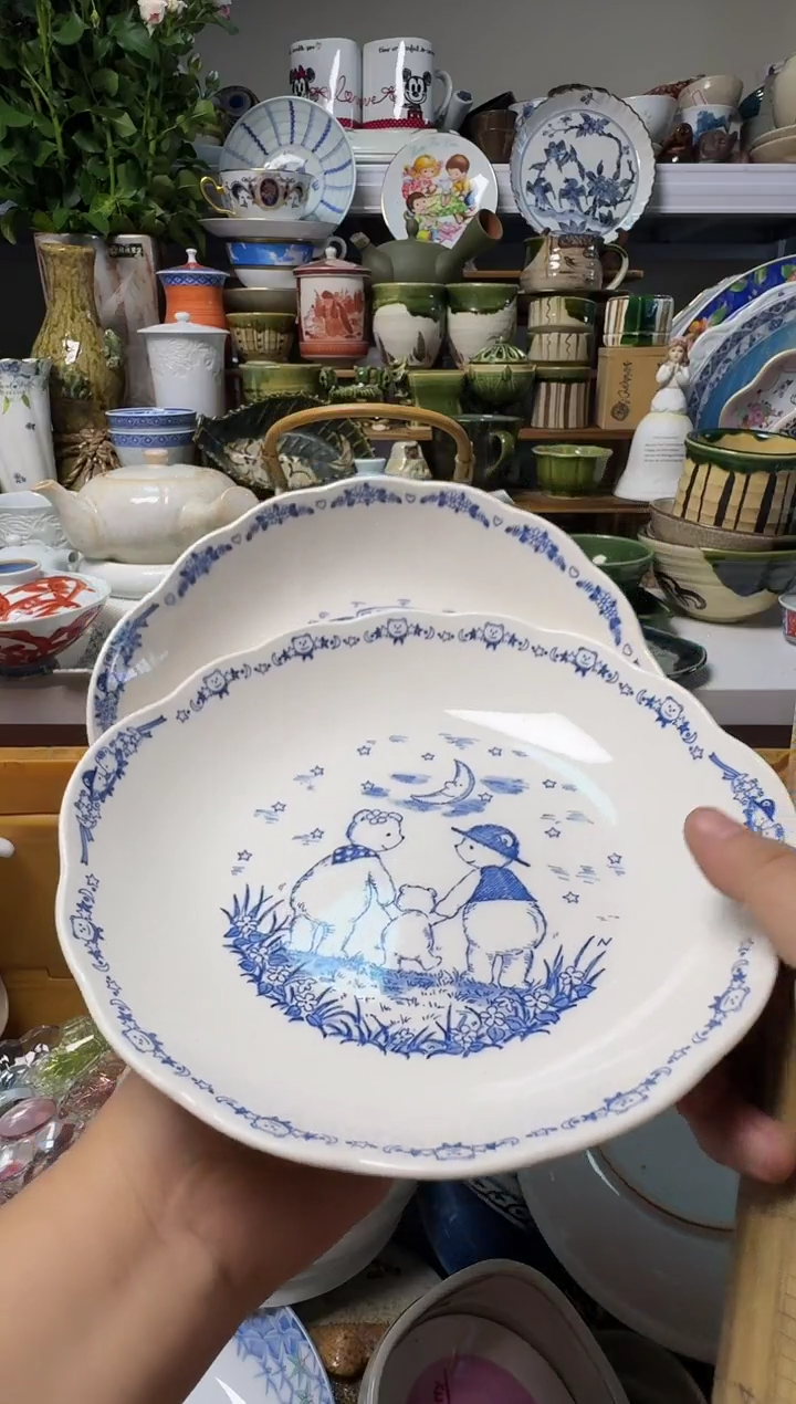 中古瓷器，默认微瑕给***肠-给你溜肥肠