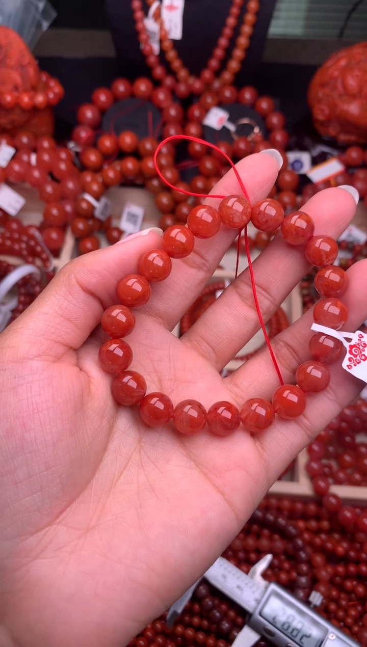 【闪购商品】南红玛瑙珠宝奇石合金9随机多样性/一条