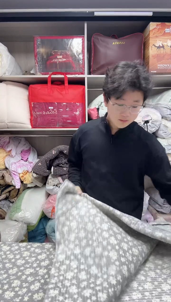 羊羔毛婴儿绒纯棉床盖三件套