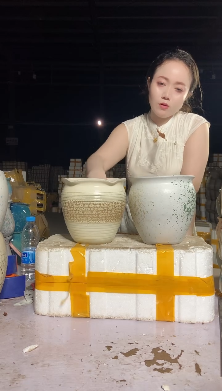 宜兴紫砂粗陶花盆18/19