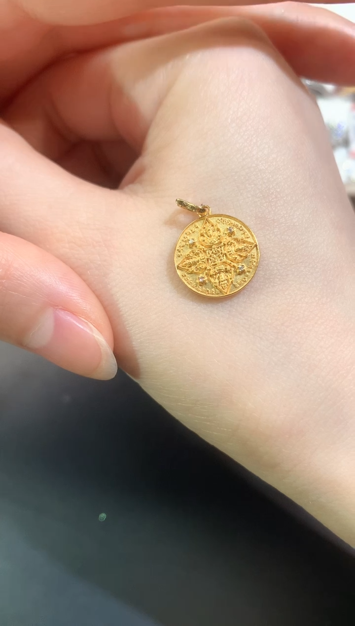 吊坠18K金镶嵌钻石E469|1880