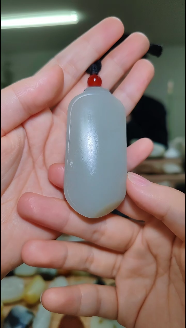 【闪购商品】和田玉挂件未镶嵌新疆和田玉平安无事牌挂件