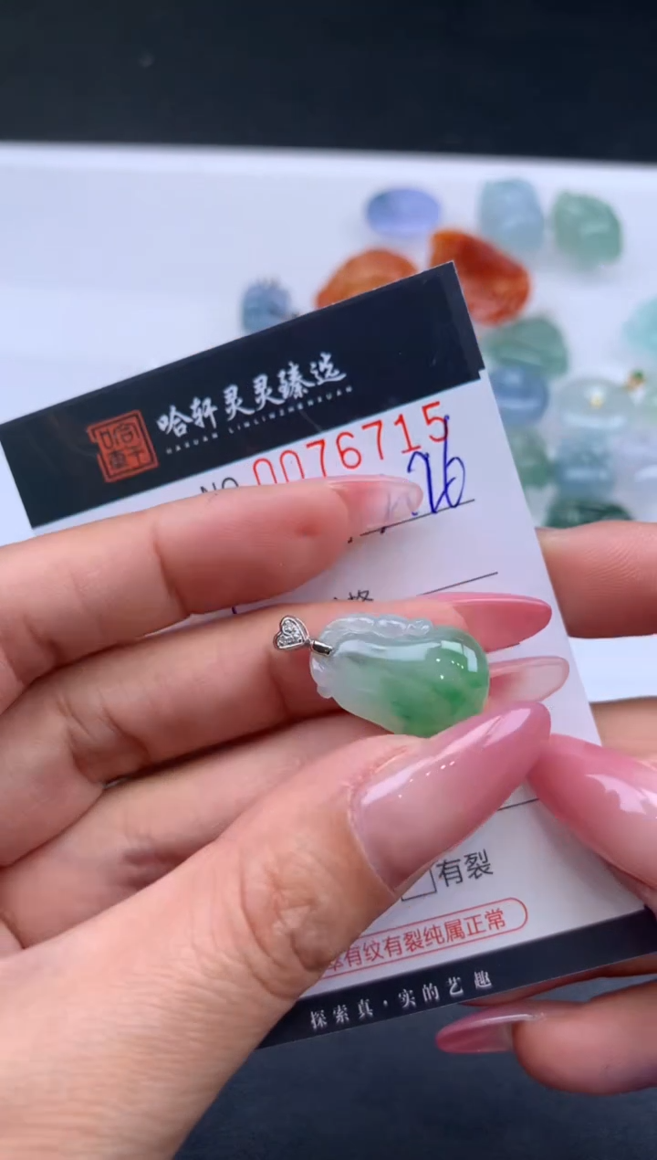 【闪购商品】翡翠挂件未镶嵌哈轩 挂件1
