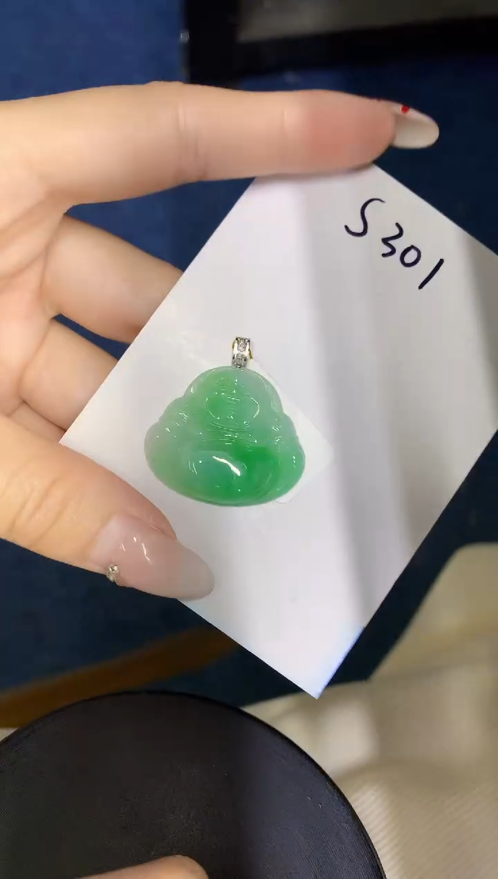 【闪购商品】翡翠颈饰18K金镶嵌000000000000