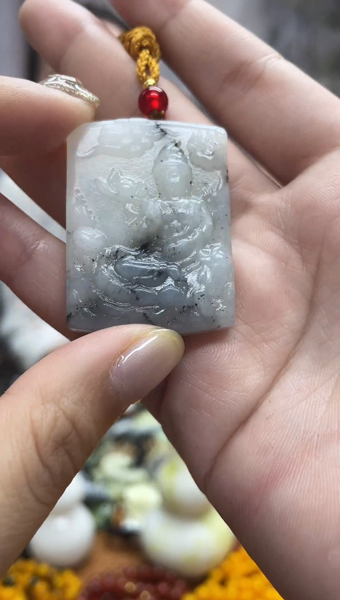 未镶嵌岫玉吊坠·