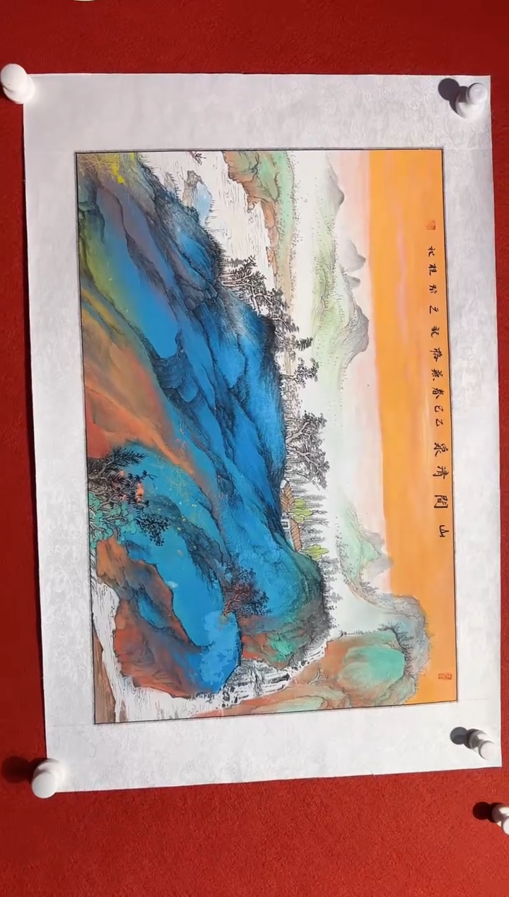 国画秦燕格国画手绘作品Y24