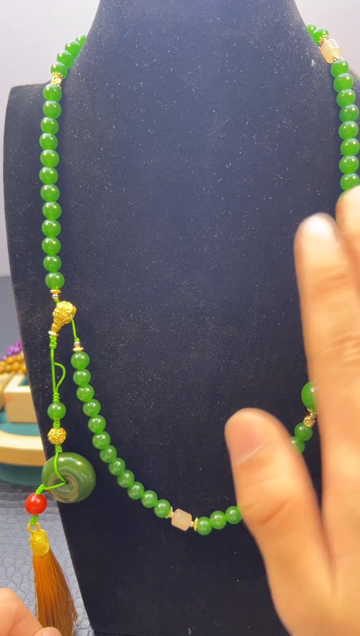 【闪购商品】和田玉颈饰14K金镶嵌X138