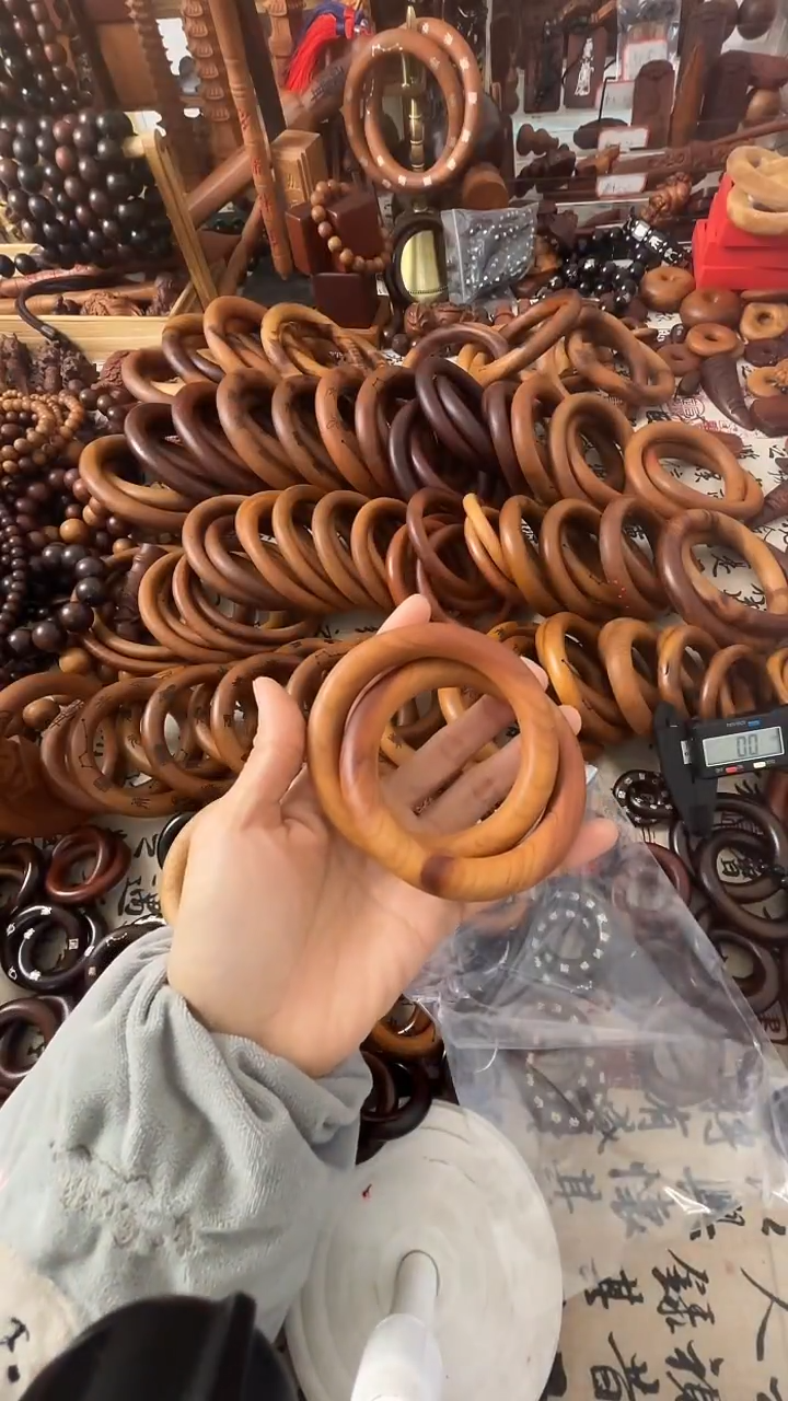 枣木乾坤圈桃木65圈口一物一拍