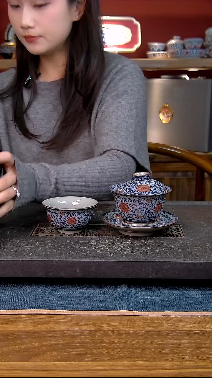 简装家用款2件套 老陶泥开片纹陶瓷茶具