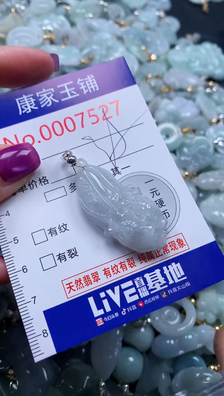 颈饰未镶嵌翡翠7527