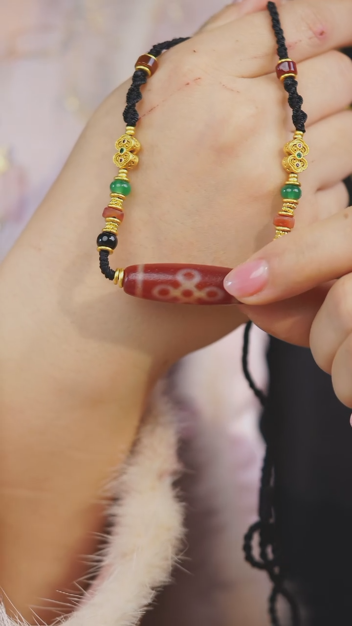 【闪购商品】玛瑙/玉髓项链未镶嵌多样性发一