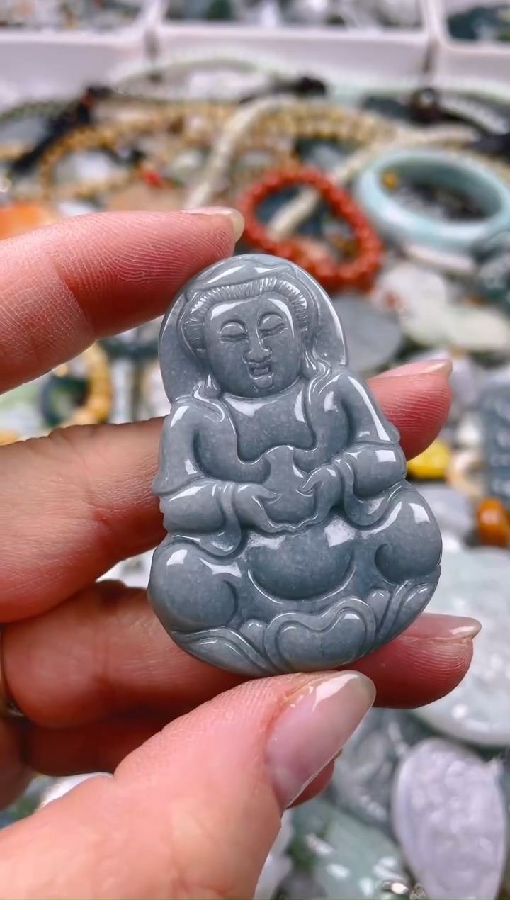 【闪购商品】翡翠颈饰未镶嵌/V/翡翠A货一图一物