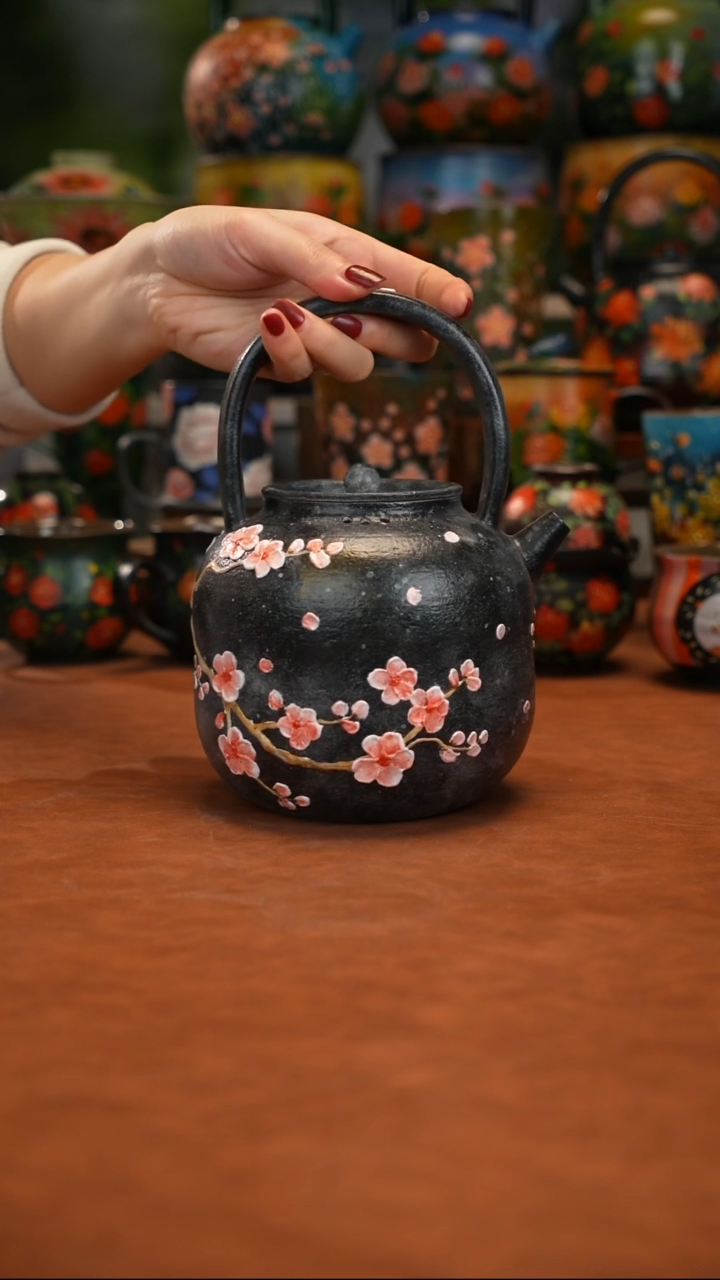 陶瓷油画手绘釉下彩