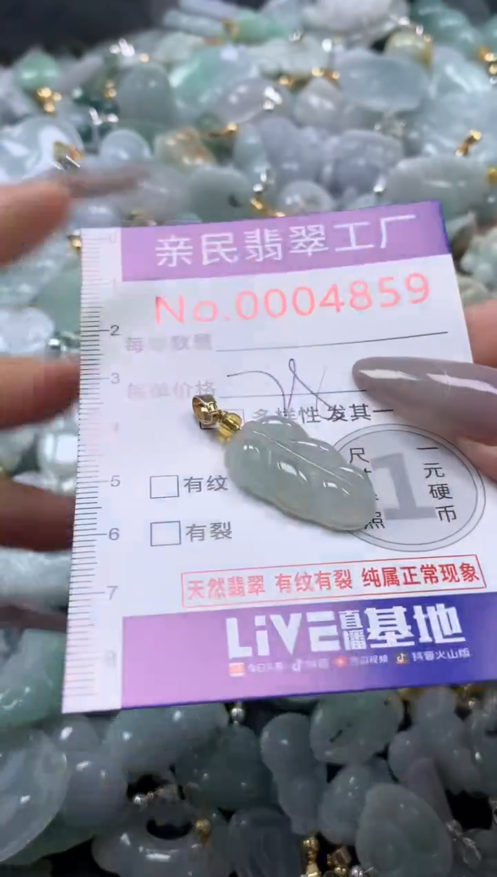 颈饰未镶嵌翡翠4859