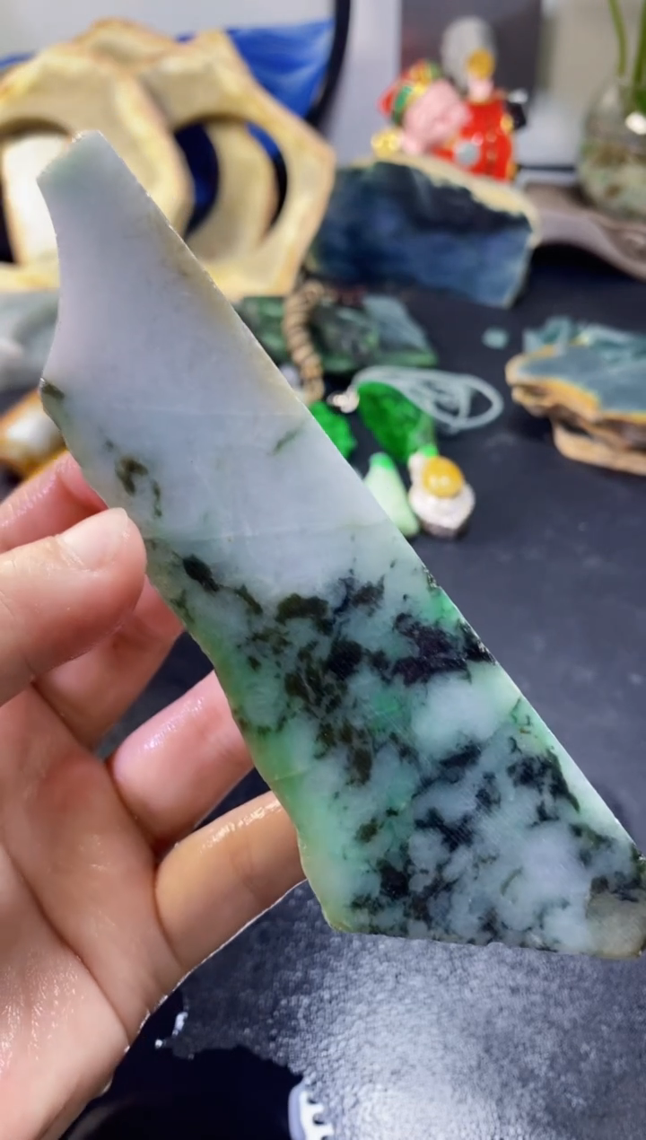 翡翠未镶嵌颈饰120天然翡翠
