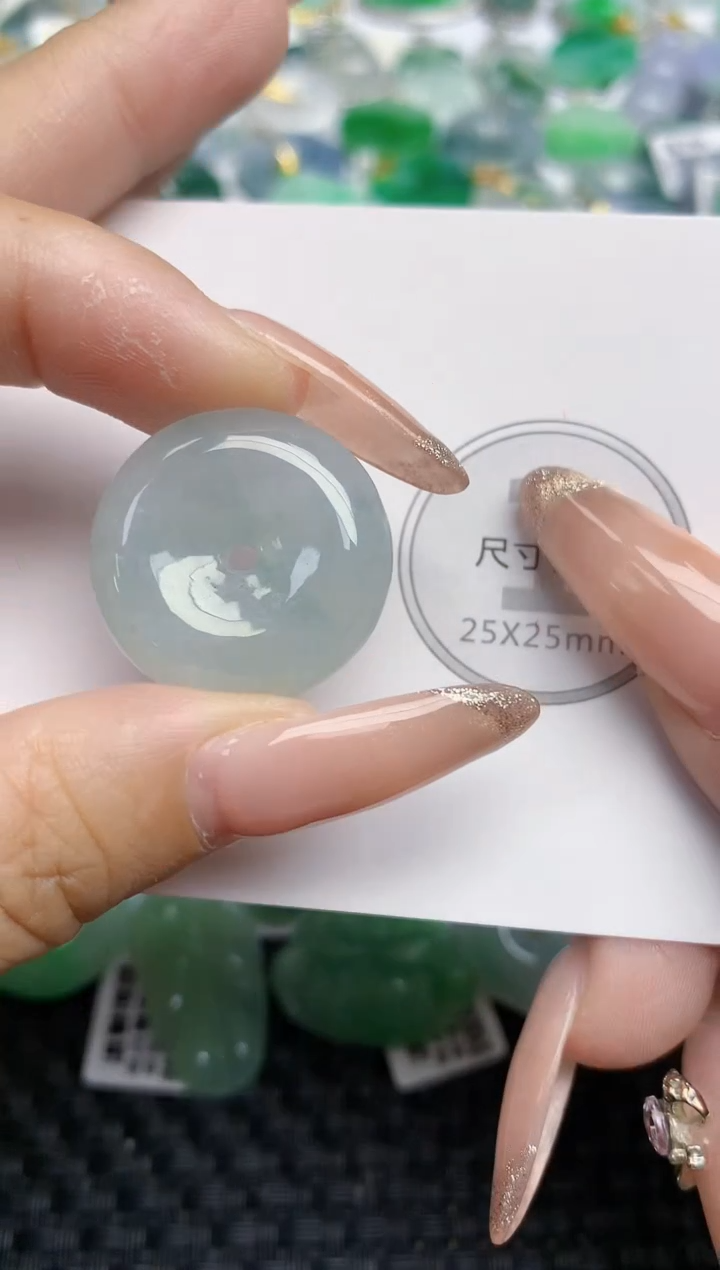 颈饰未镶嵌翡翠天然缅甸A货翡翠百元以上9元证书费自理