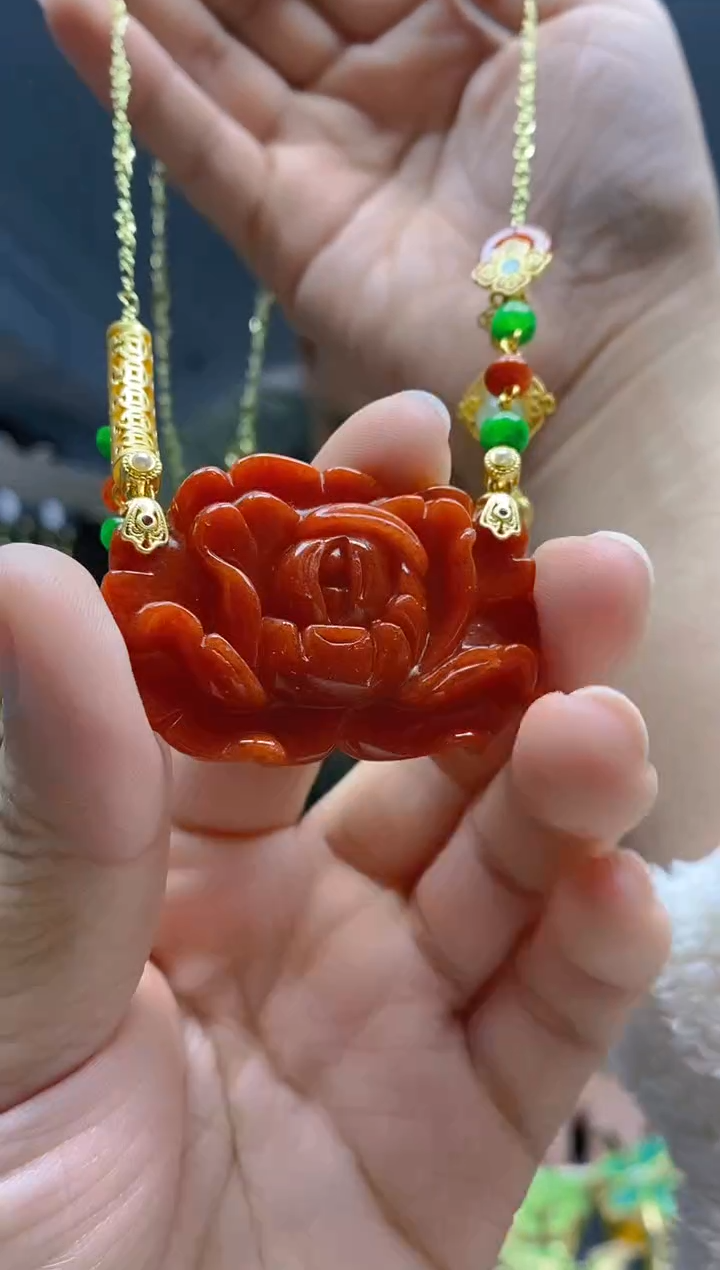 【闪购商品】翡翠耳饰合金373翡翠锁骨链