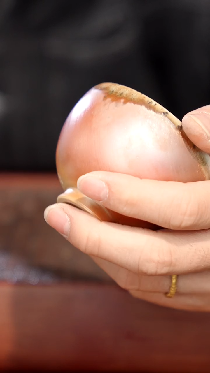 陶瓷奢瓷/瑞寅柴烧茶器（杯子）393微瑕