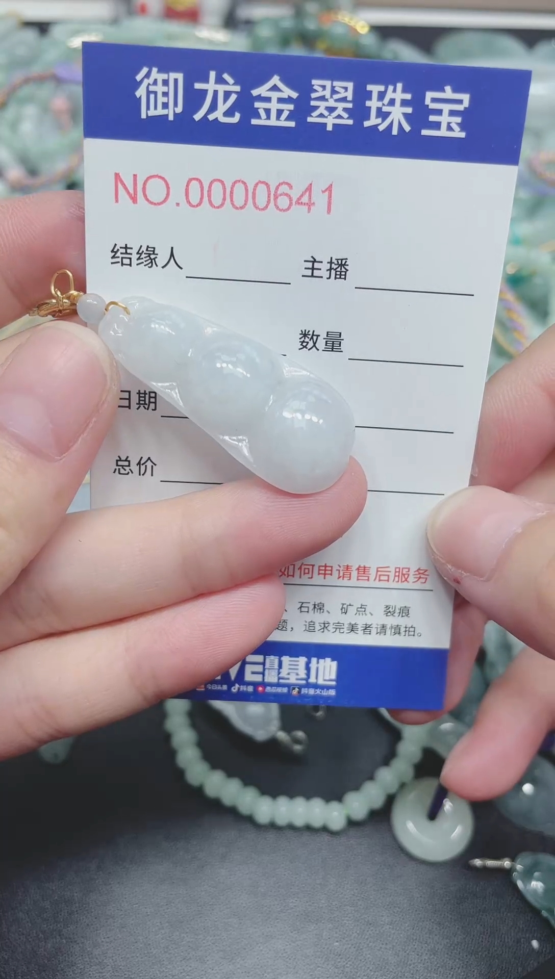 翡翠未镶嵌颈饰116