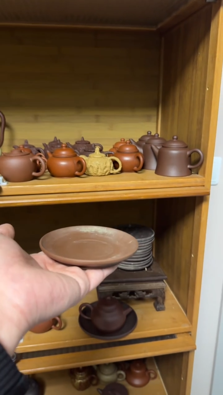 茶壶紫砂十****生紫泥盘子一个