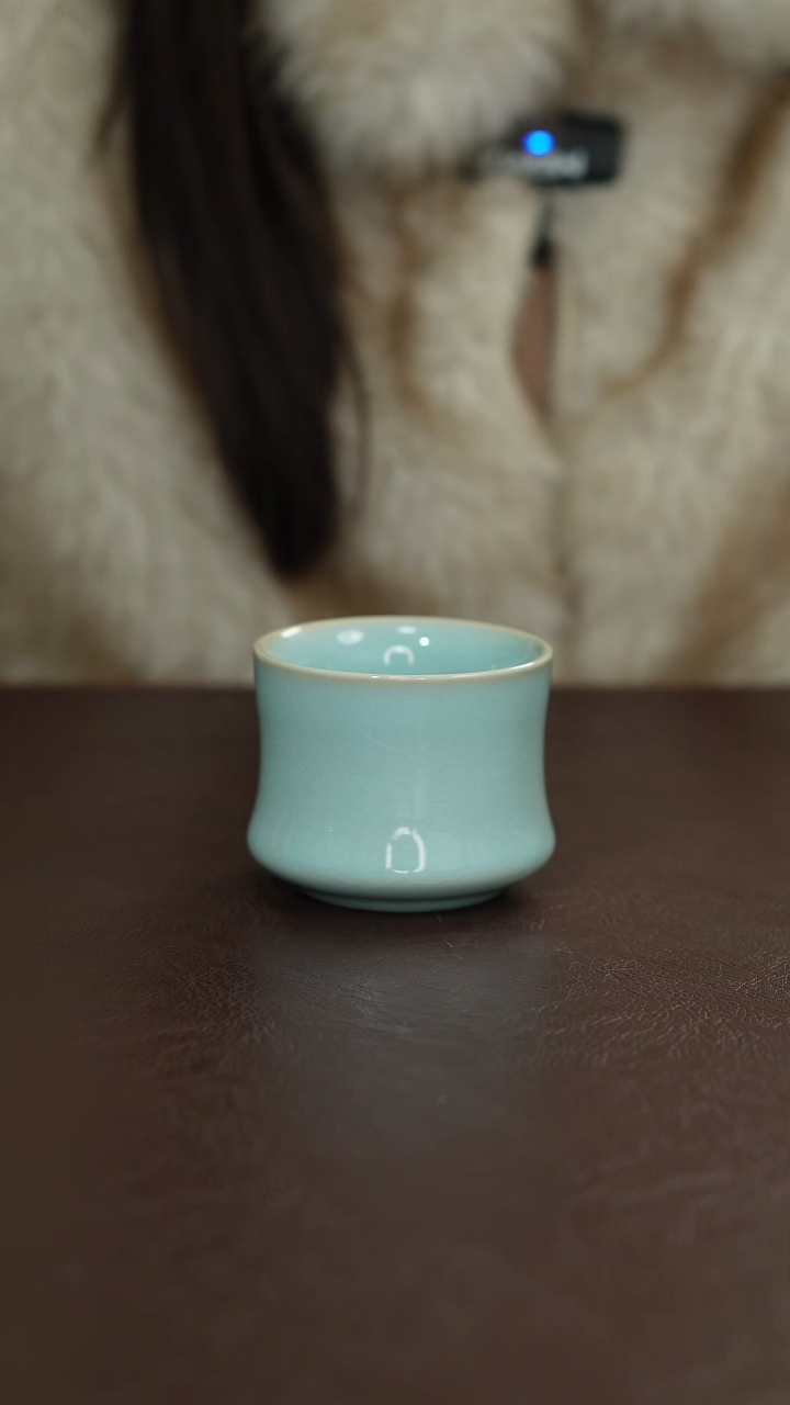 摆件陶原矿原釉汝宋汝瓷