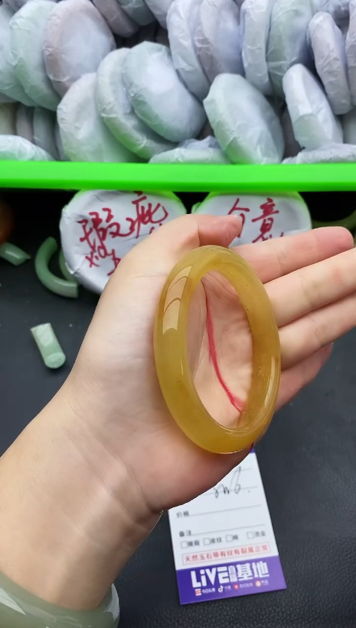 未镶嵌手镯石英质玉瑕疵28+55/56