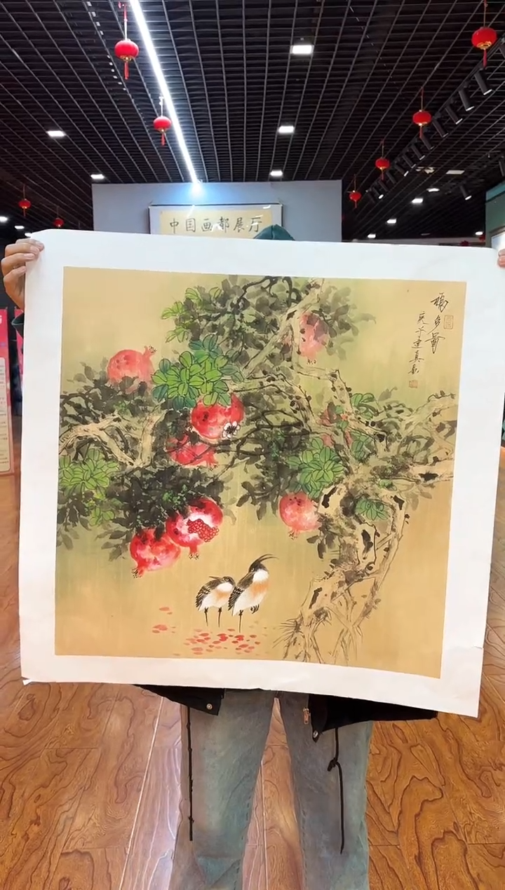 【闪购商品】国画周建真老师绘画作品16-1