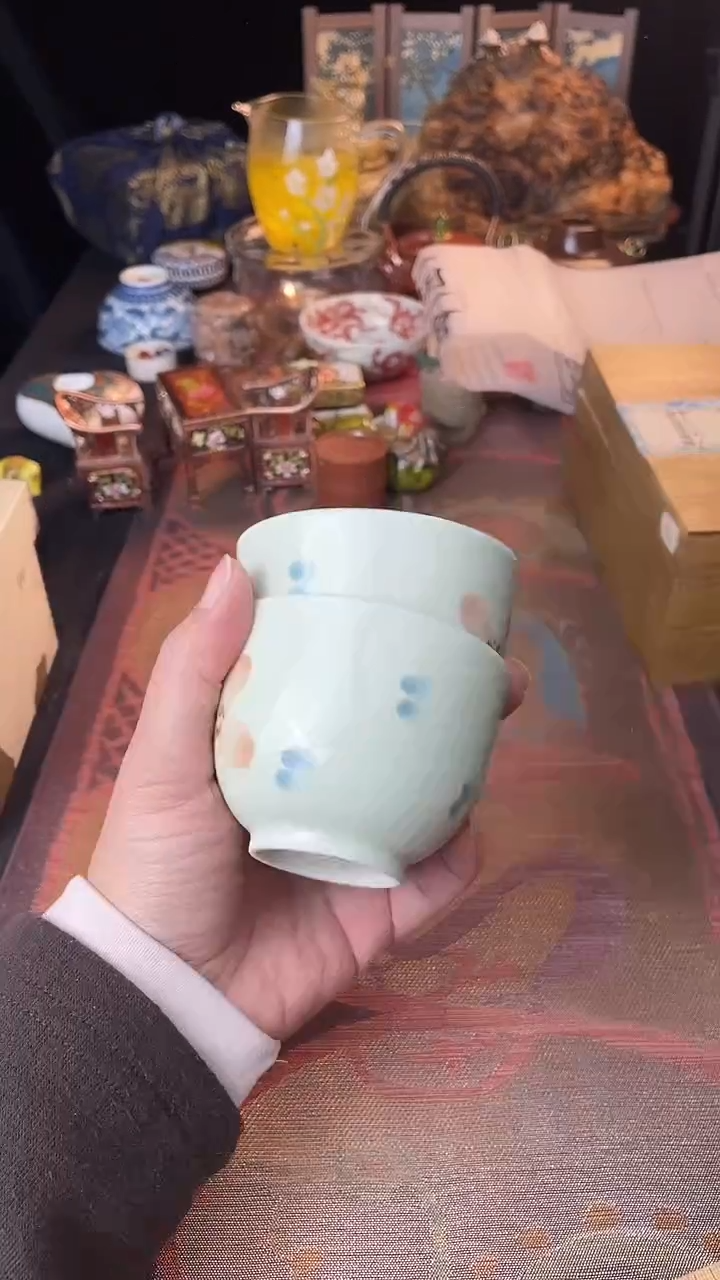 瓷片丁**人散瓷默认微瑕，看清尺寸品相再拍