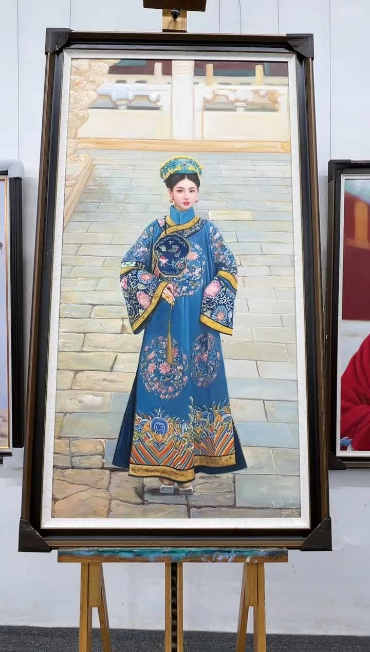 【闪购商品】绘画吴子逸-140*70cm-人物油画