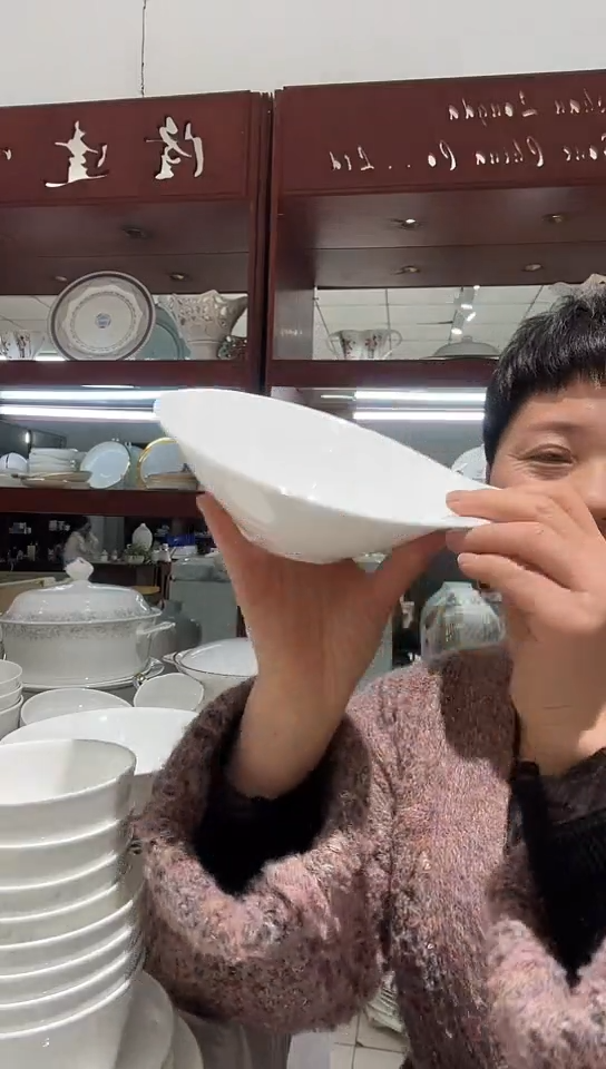 骨瓷异形碗2个白瓷