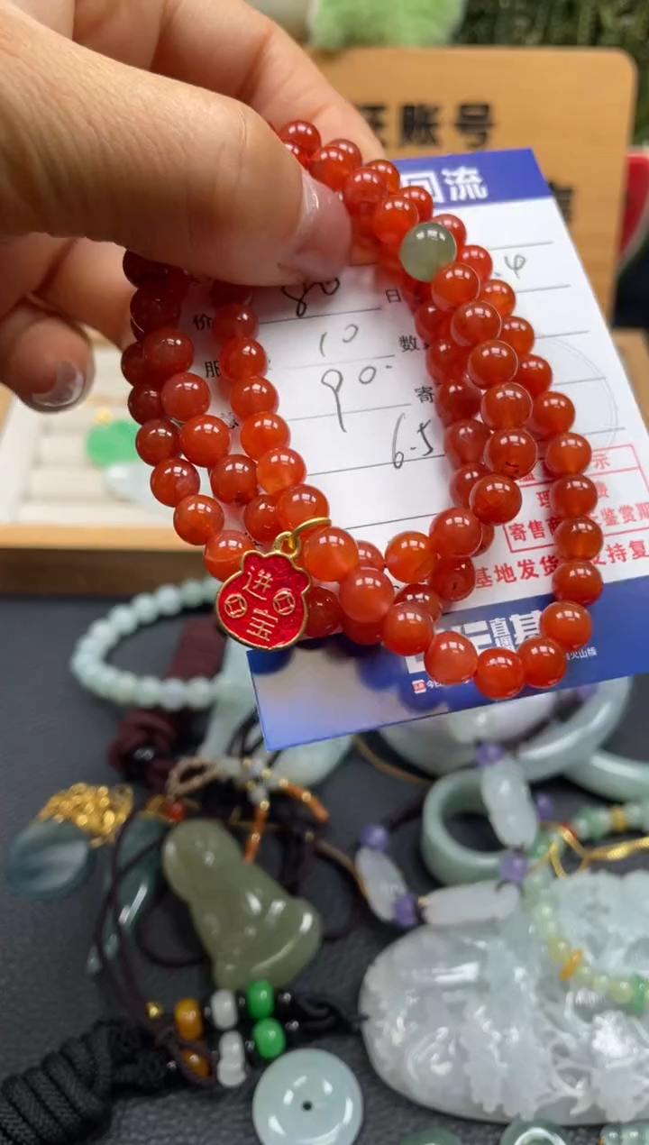 未镶嵌手串南红玛瑙10151390