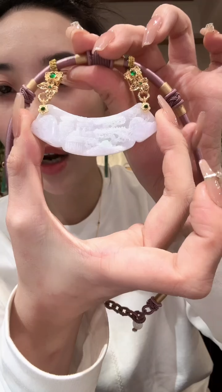 【闪购商品】翡翠颈饰未镶嵌国风