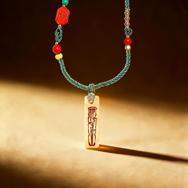 【兰因造物】太古牙雕 · 古韵系列猛犸牙吊坠男女款护身符平安牌