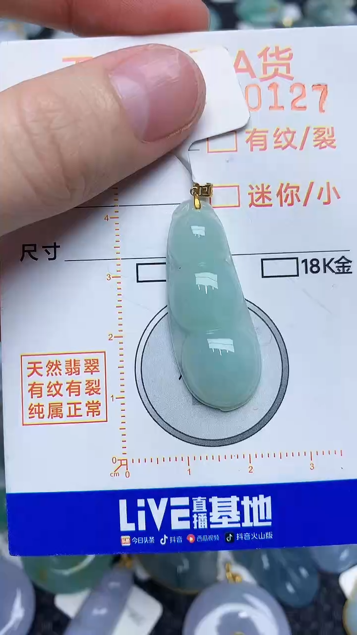 【闪购商品】翡翠颈饰18K金镶嵌453453453