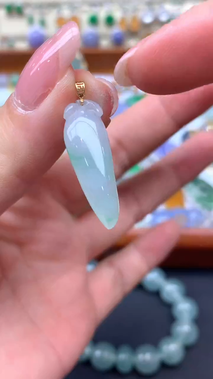 【闪购商品】翡翠颈饰未镶嵌8-天然翡翠