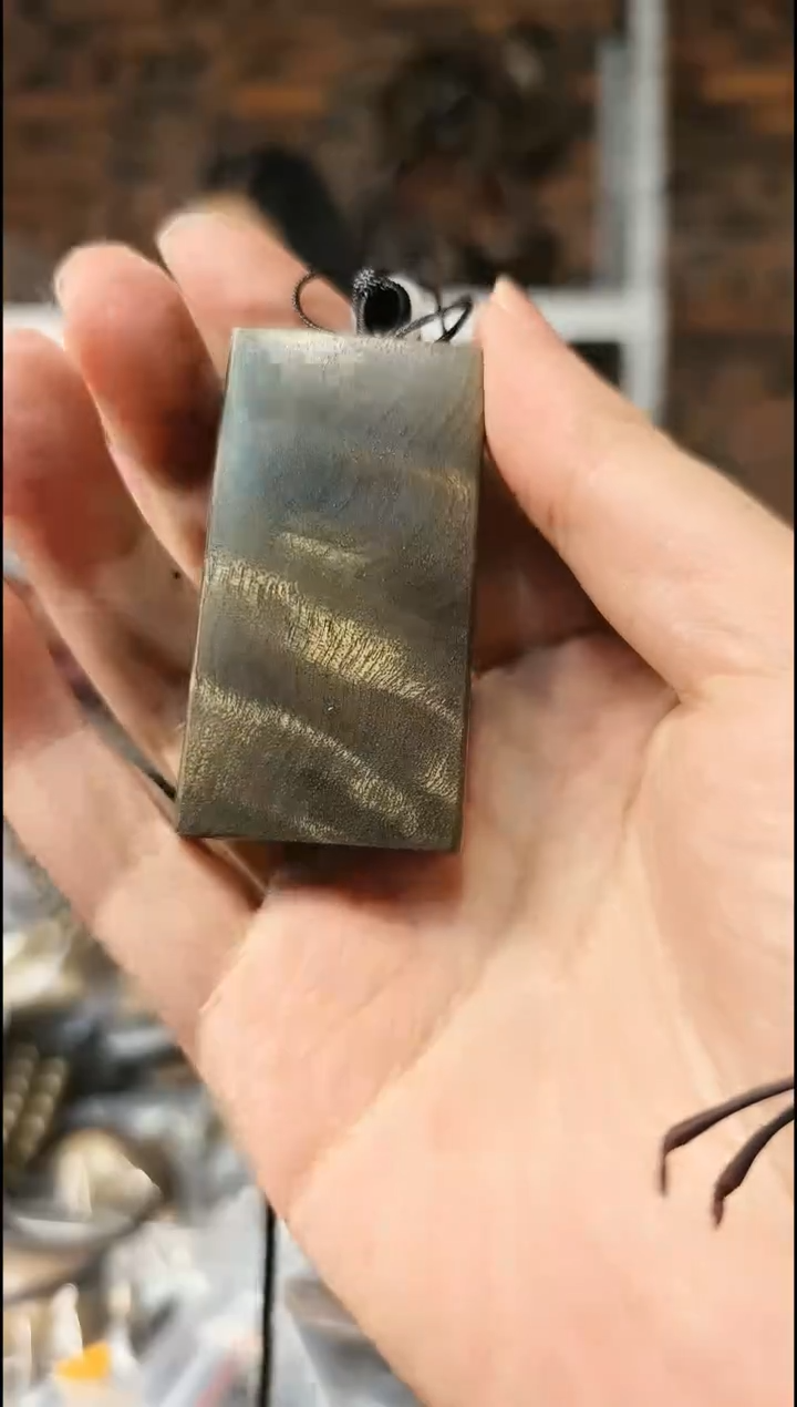 【闪购商品】楠木（金丝楠）把件无事牌