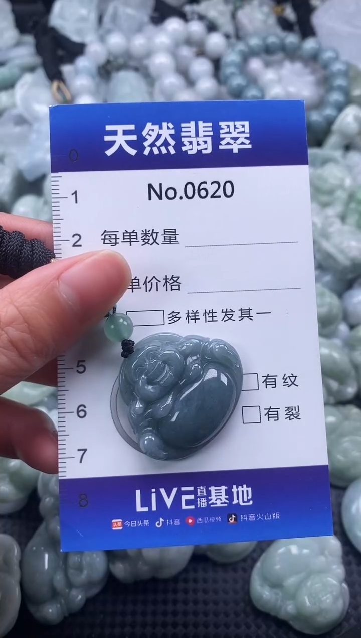 【闪购商品】翡翠颈饰未镶嵌缅甸A货翡翠0620