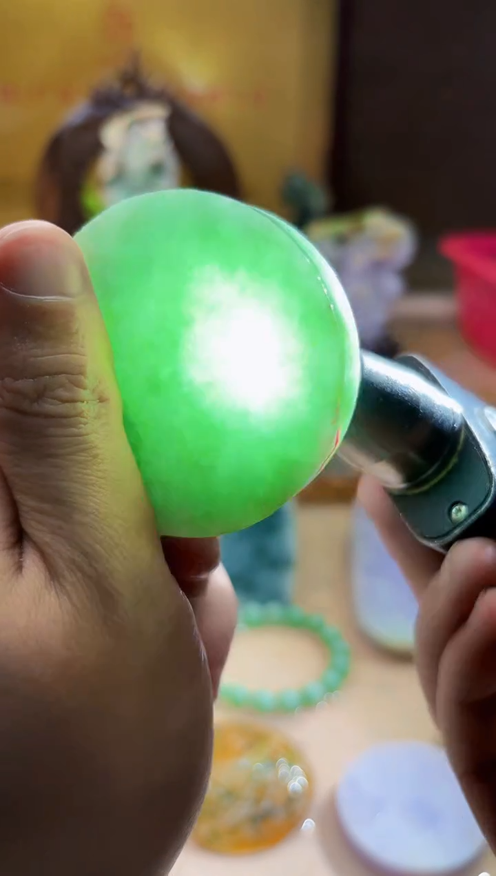 翡翠挂件未镶嵌A货张麦3744